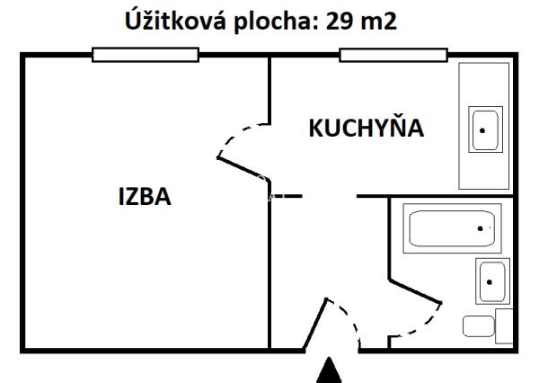 (PREDANÝ) ZNÍŽENÁ CENA ! ŠIKOVNÝ ŠTARTOVACÍ BYT V ŠACI