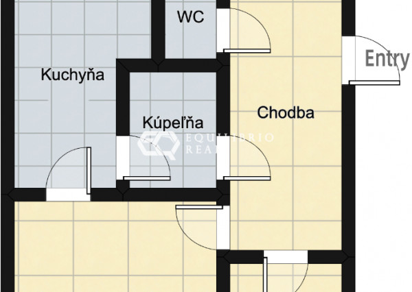 (PREDANÝ) SLNEČNÝ 3-IZBOVÝ BYT NA PREDAJ, 55 m2, KOŠICE - TERASA