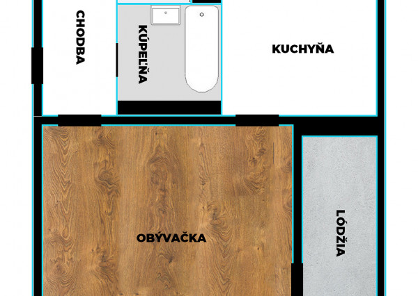 (PREDANÝ) KOMPLETNE ZREKONŠTRUOVANÝ 1 IZBOVÝ BYT NA VARŠAVSKEJ ULICI