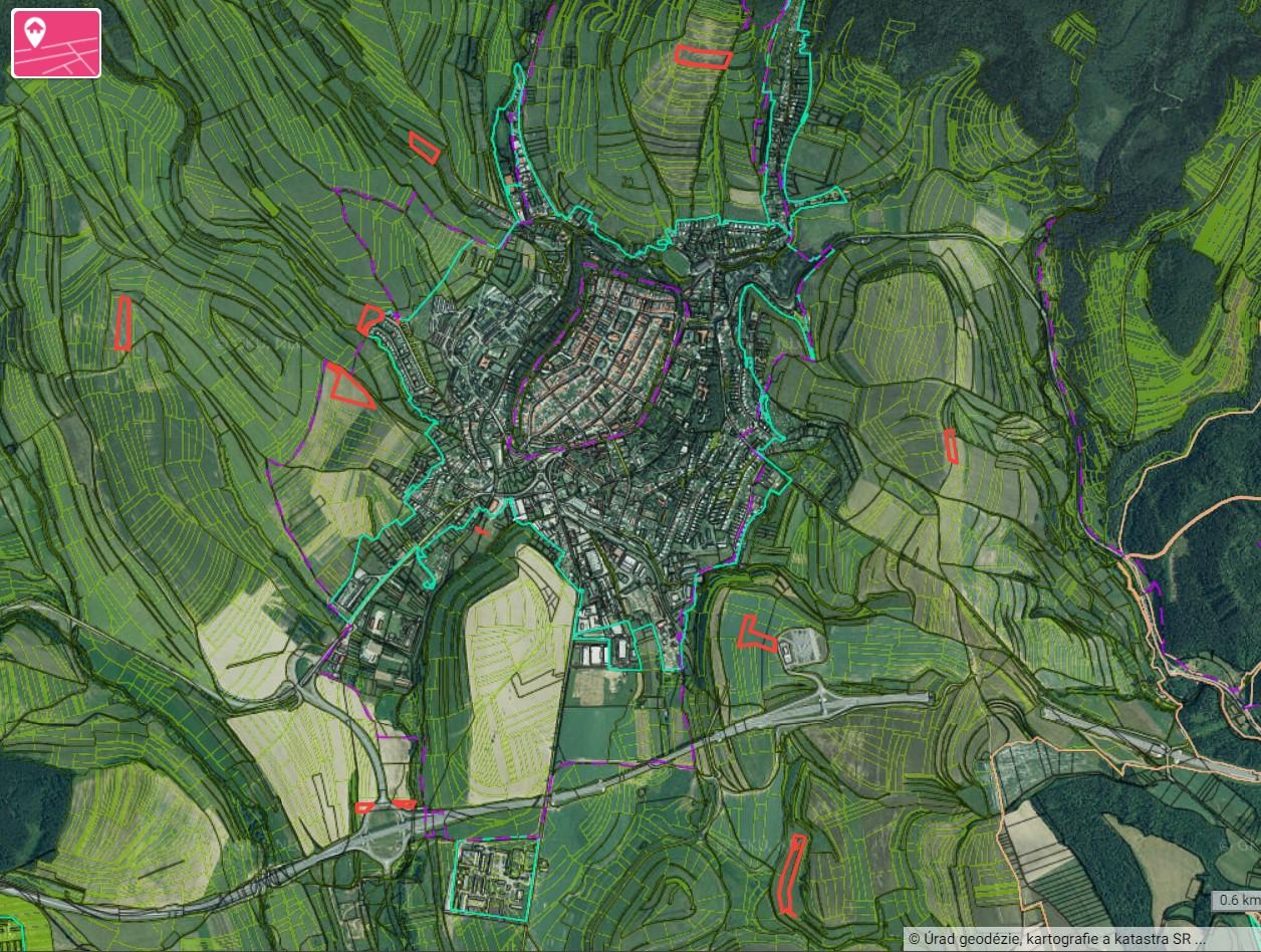 (PREDANÉ) NOVÁ CENA - POZEMKY, 30 000 M2, LEVOČA, CENA OD 0,30€/m2