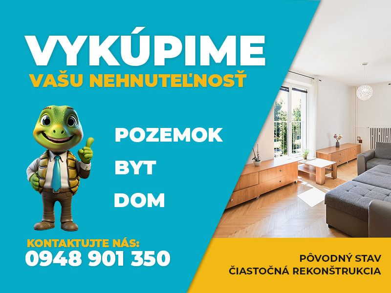 VYKÚPIME VÁŠ DOM V KOŠICIACH A OKOLÍ